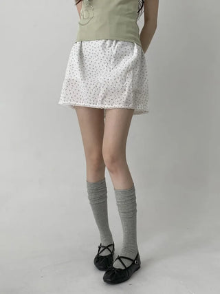 Neo Ribbed Rolling Pleated Warmer Long Knee Socks