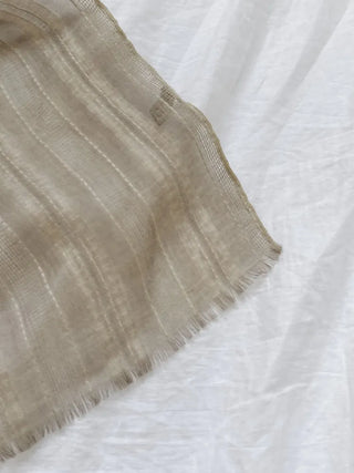 Bunny Stripe Punching Color Long Scarf