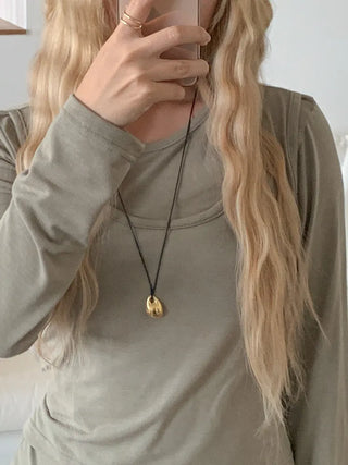 Summer Layered Pendant Drop Chain Long Necklace Collection