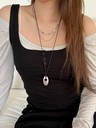 Summer Layered Pendant Drop Chain Long Necklace Collection