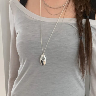 Summer Layered Pendant Drop Chain Long Necklace Collection
