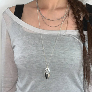 Summer Layered Pendant Drop Chain Long Necklace Collection