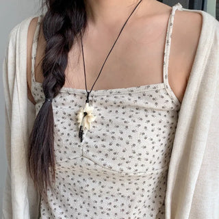 Summer Layered Pendant Drop Chain Long Necklace Collection