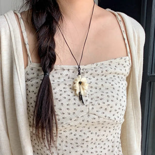 Summer Layered Pendant Drop Chain Long Necklace Collection