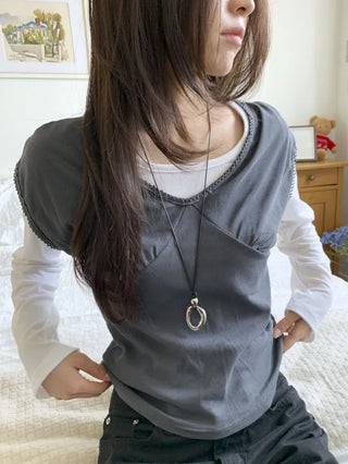 Summer Layered Pendant Drop Chain Long Necklace Collection