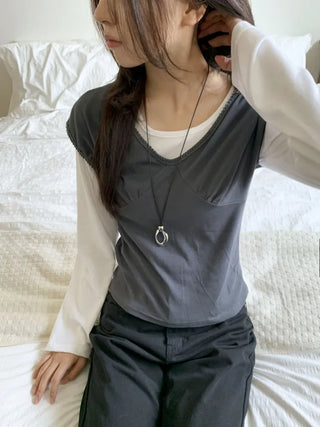 Summer Layered Pendant Drop Chain Long Necklace Collection