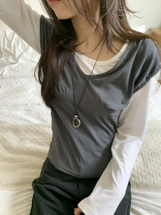 Summer Layered Pendant Drop Chain Long Necklace Collection
