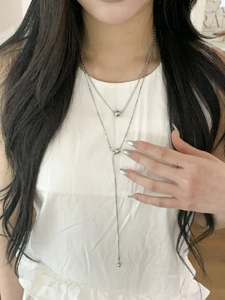 Summer Layered Pendant Drop Chain Long Necklace Collection