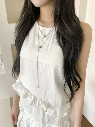 Summer Layered Pendant Drop Chain Long Necklace Collection