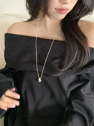 Summer Layered Pendant Drop Chain Long Necklace Collection