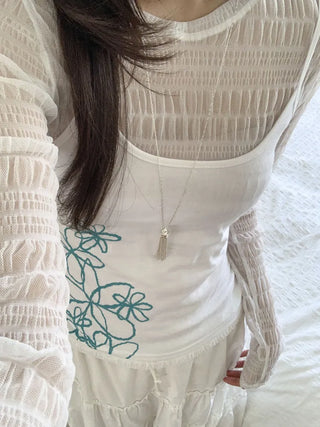 Summer Layered Pendant Drop Chain Long Necklace Collection