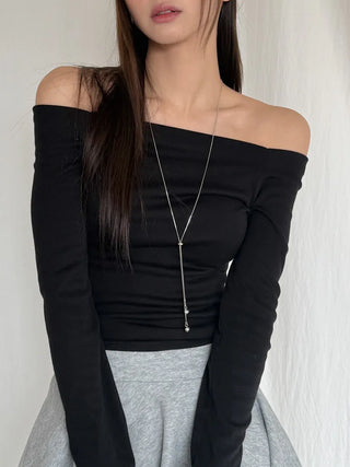 Summer Layered Pendant Drop Chain Long Necklace Collection