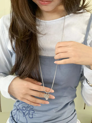 Summer Layered Pendant Drop Chain Long Necklace Collection