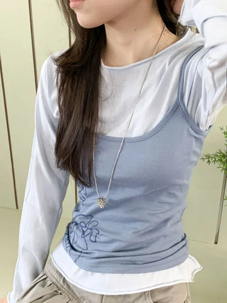 Summer Layered Pendant Drop Chain Long Necklace Collection