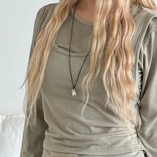 Summer Layered Pendant Drop Chain Long Necklace Collection