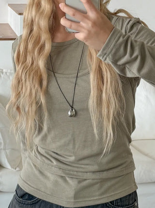 Summer Layered Pendant Drop Chain Long Necklace Collection