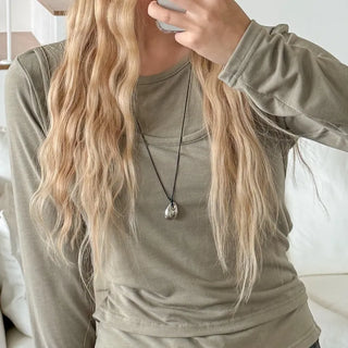 Summer Layered Pendant Drop Chain Long Necklace Collection