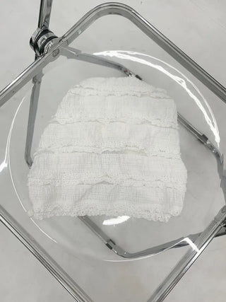 Kael Frill Lace Bandana Beanie Hat