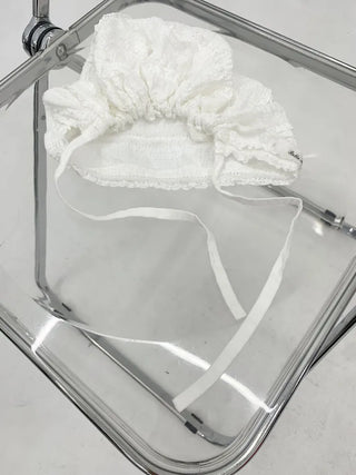 Kael Frill Lace Bandana Beanie Hat