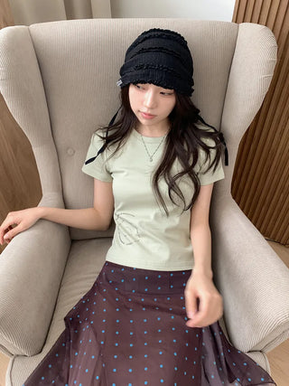 Kael Frill Lace Bandana Beanie Hat