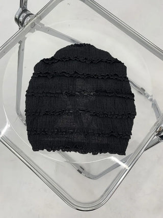 Kael Frill Lace Bandana Beanie Hat