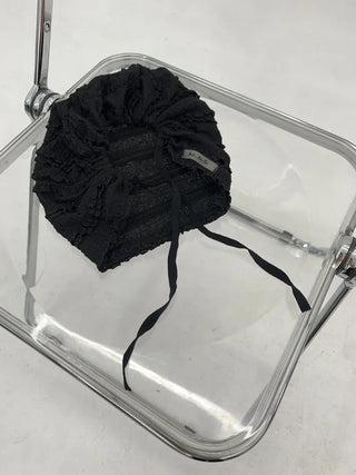 Kael Frill Lace Bandana Beanie Hat