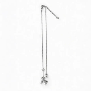 Horse Star Pendant Surgical Steel Ball Chain Necklace