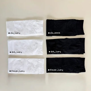 Oa See-through Pattern Long Knee Socks Stockings
