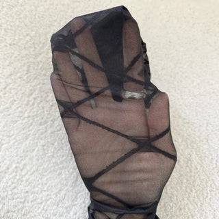 Oa See-through Pattern Long Knee Socks Stockings