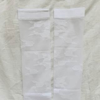 Oa See-through Pattern Long Knee Socks Stockings