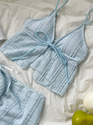 Wave Lace Skirt Bikini Swimsuit
