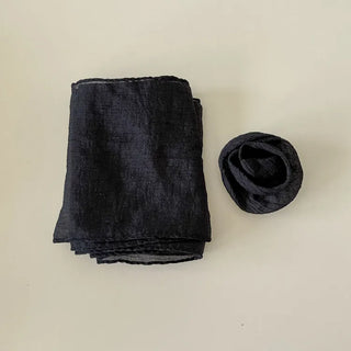 Lia Rose Brooch See-through Wrinkle Long Scarf