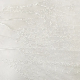 Dori Flower Chiffon See-through Triangle Scarf 7 Types