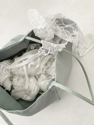 Dori Flower Chiffon See-through Triangle Scarf 7 Types