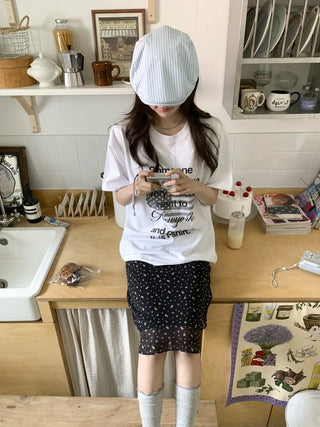 Didi Stripe Star Embroidered Hunting Cap