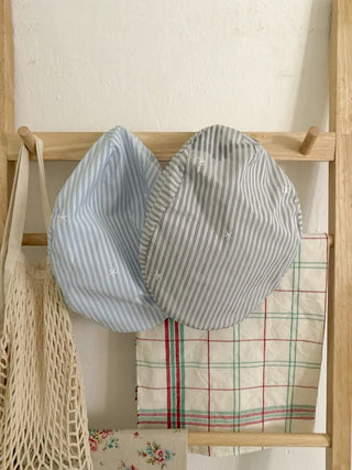 Didi Stripe Star Embroidered Hunting Cap