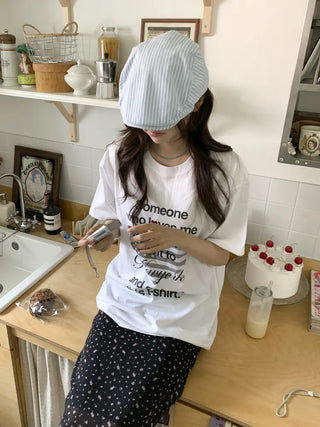 Didi Stripe Star Embroidered Hunting Cap