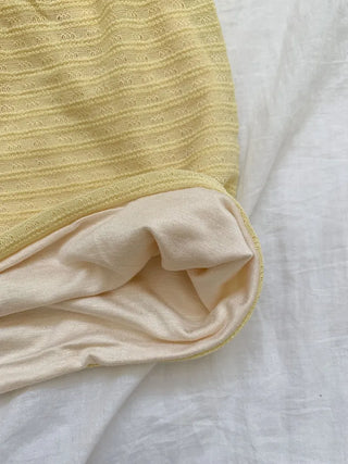 Soft Drape Stripe Loose Beanie Hat