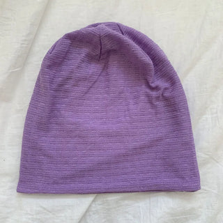 Soft Drape Stripe Loose Beanie Hat