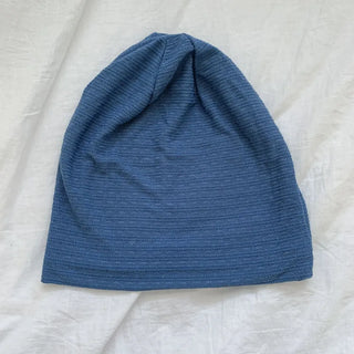 Soft Drape Stripe Loose Beanie Hat