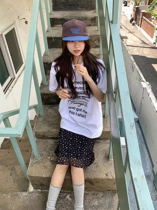 Milk Color Block Check Anorak String Camp Cap