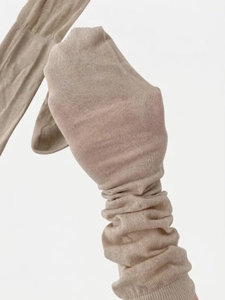 See-through Elastic Over-the-Knee Socks Pleated Warmer Long Socks