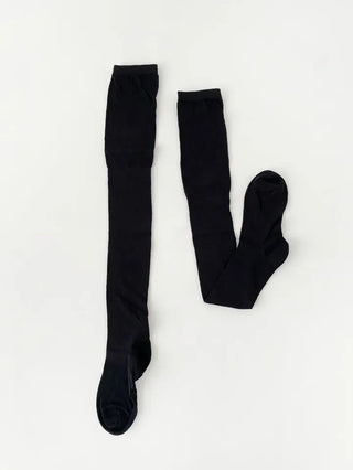 See-through Elastic Over-the-Knee Socks Pleated Warmer Long Socks