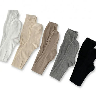 See-through Elastic Over-the-Knee Socks Pleated Warmer Long Socks