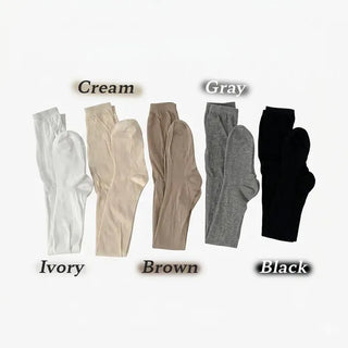 See-through Elastic Over-the-Knee Socks Pleated Warmer Long Socks