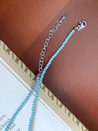 Seed Pop Point Mini Color Bead Choker Necklace