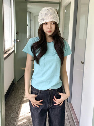 Jimmy Flower Embroidered Ribbon Bandana Beanie Strap Hat
