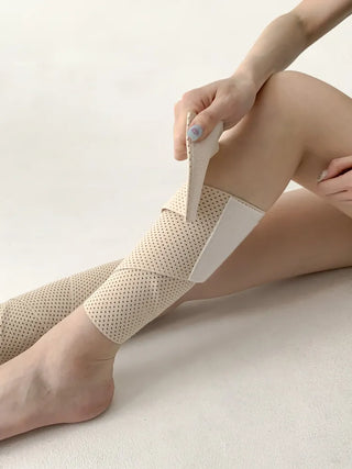 Wrapping Calf Muscle Distortion Item, Tight-Fit Cover Mesh Swelling Compression Band,