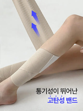 Wrapping Calf Muscle Distortion Item, Tight-Fit Cover Mesh Swelling Compression Band,