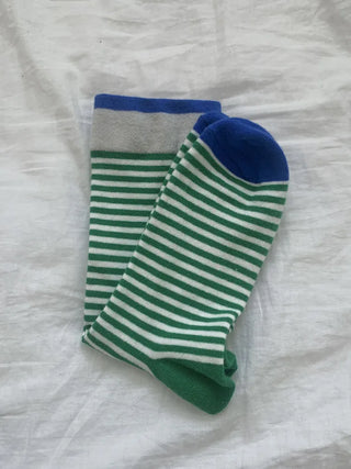 Atomy Stripe Pattern Color Block Socks